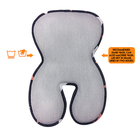 Agibaby 3D Air Mesh Premium Cool Seat Liner For Stroller & Carseat- Whales Universe