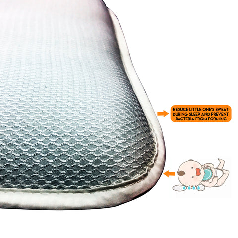 Agibaby Hypoallergenic 3D Air Mesh Bacteria-Free Cooling/ Breathable Pillow