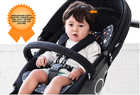 Agibaby 3D Air Mesh Premium Cool Seat Liner For Stroller & Carseat- Whales Universe