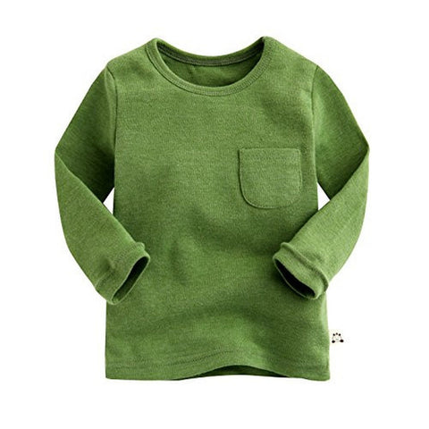 Agibaby Kkakkungnoriter Boys & Girls Baby Long Sleeve 100%Cotton Shirt- Made in South Korea