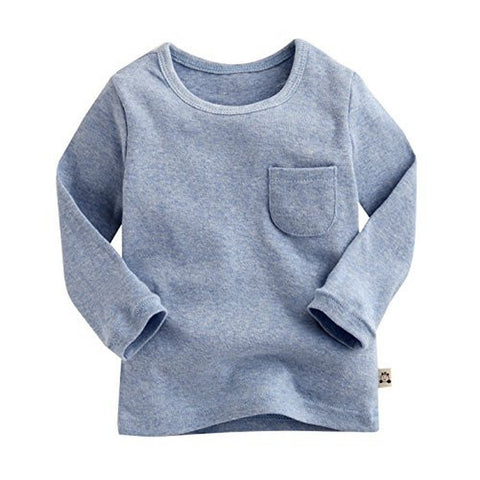 Agibaby Kkakkungnoriter Boys & Girls Baby Long Sleeve 100%Cotton Shirt- Made in South Korea