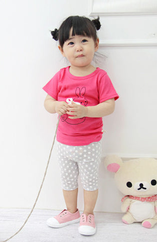 5 small flower leggings