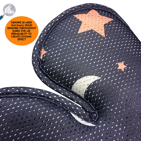 Agibaby 3D Air Mesh Premium Cool Seat Liner For Stroller & Carseat- Whales Universe