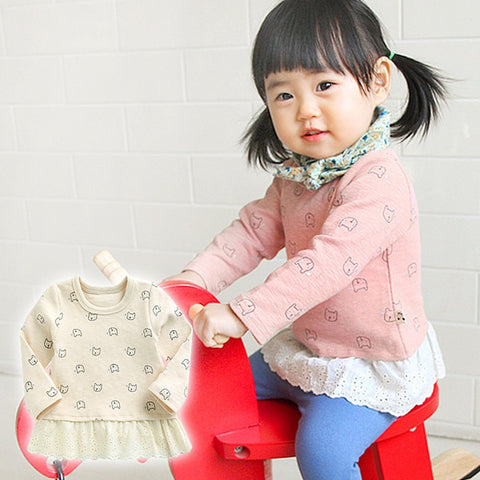 Agibaby Girls Infant & Toddler Animal T shirts