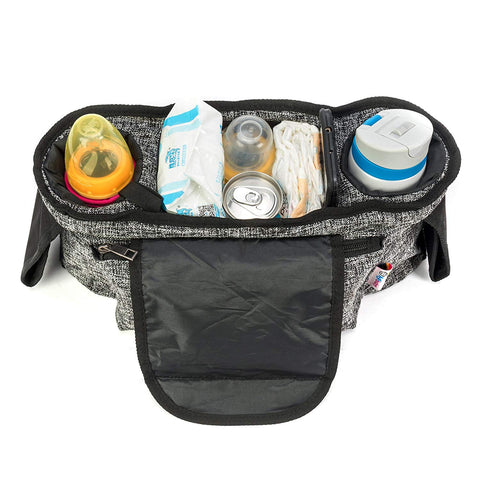 Agibaby Stroller Organizer with Insulated Deep Cup Holders