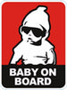 Image of Baby on Board Reflective Sticker- The Hangover 2