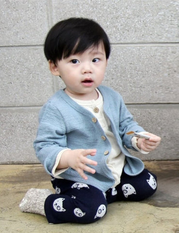 Agibaby 100% Cotton Boys & Girls Infant & Toddler Cardigan