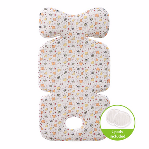 Agibaby 3D Air Mesh Premium Cool Seat Liner- Blue Elephant- 22 unique designs