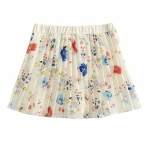 Girls Floral Skirt