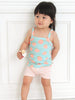 Image of Girls Fruit Cotton Top Sleeveless Tshirt