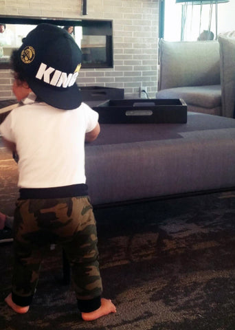 Infant & Toddler Snapback Embroidered "King" hat- 30 Day Free Trial enter discount code "FREETRIAL" at checkout