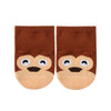 Image of Cute Animal Ankle Socks- Monkey