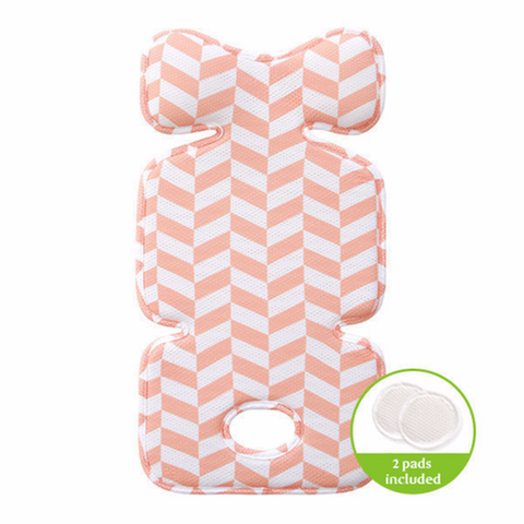 Agibaby 3D Air Mesh Premium Cool Seat Liner- Blue Elephant- 22 unique designs