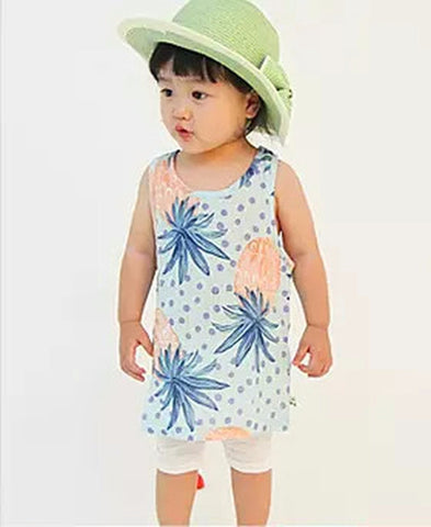 Girls Infant & Toddler 100% Cotton Pineapple Dress