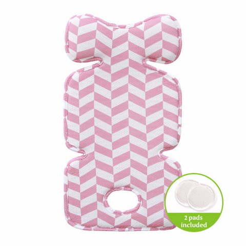 Agibaby 3D Air Mesh Premium Cool Seat Liner- Blue Elephant- 22 unique designs