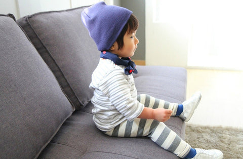 Agibaby Kkakkungnoriter Boys & Girls Baby Stripe Leggings Made in South Korea