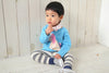 Image of Agibaby Kkakkungnoriter Boys & Girls Baby Stripe Leggings Made in South Korea