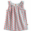 Image of Girls Ruffle Starmix Cotton Sleeveless Top