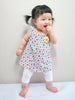 Image of Girls Ruffle Starmix Cotton Sleeveless Top