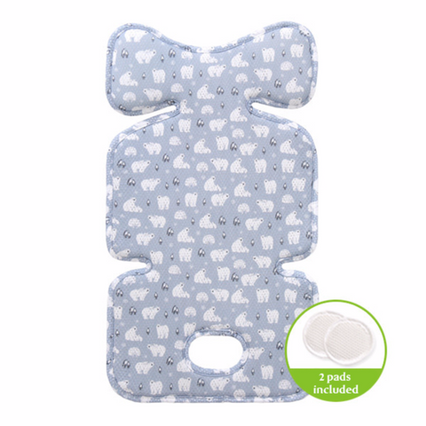 Agibaby 3D Air Mesh Premium Cool Seat Liner For Stroller & Carseat- Whales Universe