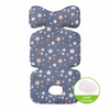 Image of Agibaby 3D Air Mesh Premium Cool Seat Liner- Blue Elephant- 22 unique designs
