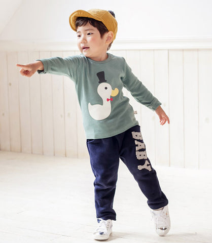 Agibaby Boys and Girls Infant & Toddler long Sleeves Tshirts "Duckling"