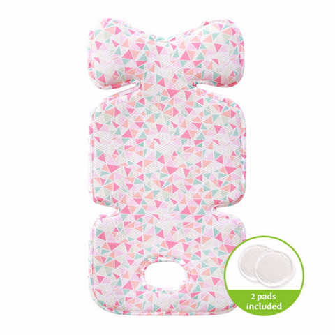 Agibaby 3D Air Mesh Premium Cool Seat Liner- Blue Elephant- 22 unique designs