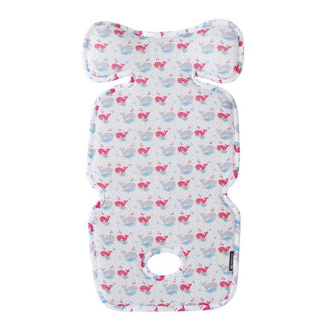 Agibaby 3D Air Mesh Premium Cool Seat Liner- Blue Elephant- 22 unique designs