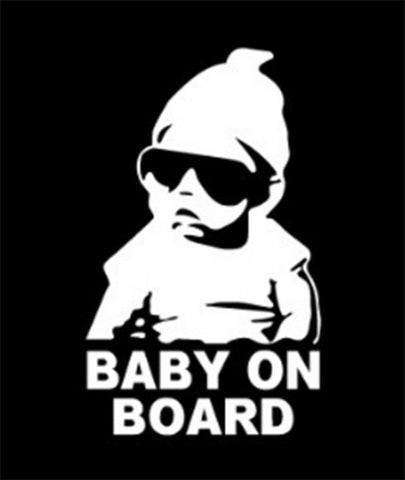 Baby on Board Reflective Sticker- The Hangover