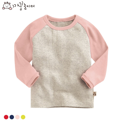 Agibaby Boys and Girls Infant & Toddler Long Sleeve Baseball T-shirt (Winter version)