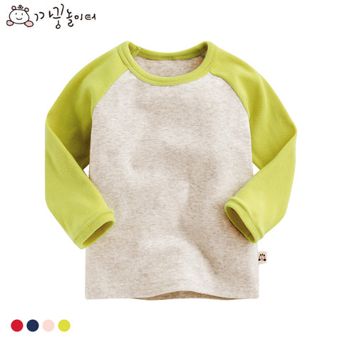 Agibaby Boys and Girls Infant & Toddler Long Sleeve Baseball T-shirt (Winter version)