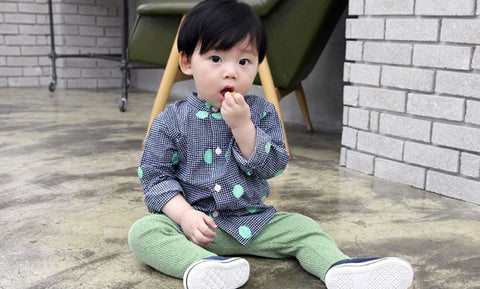 Agibaby Kkakkungnoriter Boys & Girls Baby Cotton Corduroy Leggings Made in South Korea