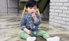 Image of Agibaby Kkakkungnoriter Boys & Girls Baby Cotton Corduroy Leggings Made in South Korea