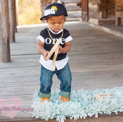 Infant & Toddler Snapback Embroidered "King" hat- 30 Day Free Trial enter discount code "FREETRIAL" at checkout