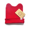 Image of Agibaby Kkakkungnoriter Organic cotton beanie hat for baby - red- made in South Korea