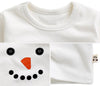 Image of Agibaby Boys and Girls Infant & Toddler long Sleeves Tshirts "Snowman"