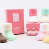 Image of Six pack Newborn/Infant non skid Cupcake Socks