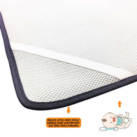 Agibaby Hypoallergenic 3D Air Mesh Cool Mat for Toddler Crib