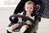 Image of Bebenuvo 3D Air Mesh & Microfiber 4 Seasons Double Seat Liner For Carseat & Stroller - Navy Kitty
