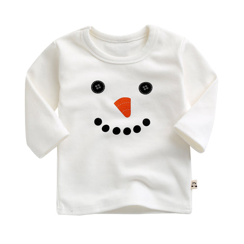 Agibaby Boys and Girls Infant & Toddler long Sleeves Tshirts "Snowman"
