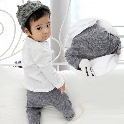 Agibaby Kkakkungnoriter Boys & Girls Baby Cotton Corduroy Leggings Made in South Korea