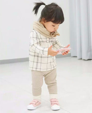 Agibaby Kkakkungnoriter Boys & Girls Baby Cotton Corduroy Leggings Made in South Korea