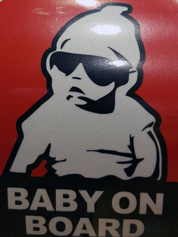 Baby on Board Reflective Sticker- The Hangover 2