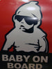 Image of Baby on Board Reflective Sticker- The Hangover 2