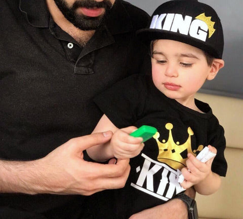 Infant & Toddler Snapback Embroidered "King" hat- 30 Day Free Trial enter discount code "FREETRIAL" at checkout