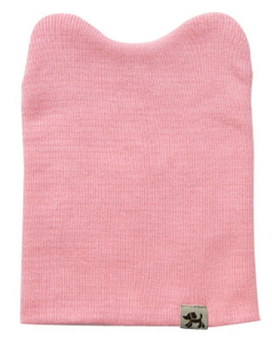 Agibaby Kkakkungnoriter Organic cotton beanie hat for baby - pink- made in South Korea