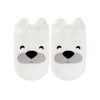 Image of Cute Animal Ankle Socks- Polar Bear