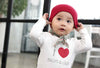 Image of Agibaby Boys and Girls Baby Long Sleeve T-shirt "I love Mom&Dad"