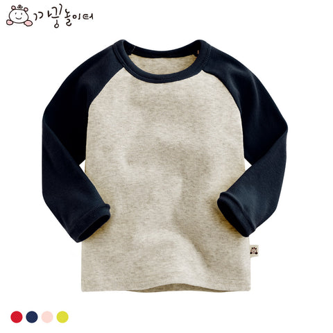 Agibaby Boys and Girls Infant & Toddler Long Sleeve Baseball T-shirt (Winter version)