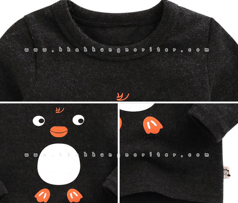 Agibaby Boys and Girls Infant & Toddler long Sleeves Tshirts "Penguin"